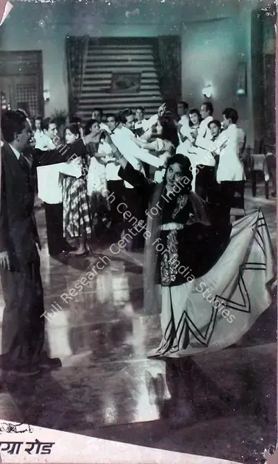 Ravindra Dave (Producer), Agra Road, 1957, Lobby Card