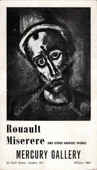 Georges Rouault (Artist), Rouault Miserere and Other Graphic Works, 1948, Solo Exhibition Catalogue