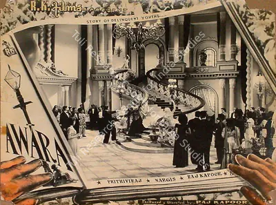 Radhu Karmakar (Cinematographer), Awara, 1951, Lobby Card