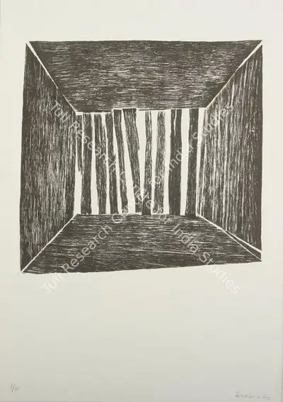 Zarina Hashmi (Artist), Window, 1970, Graphic Art
