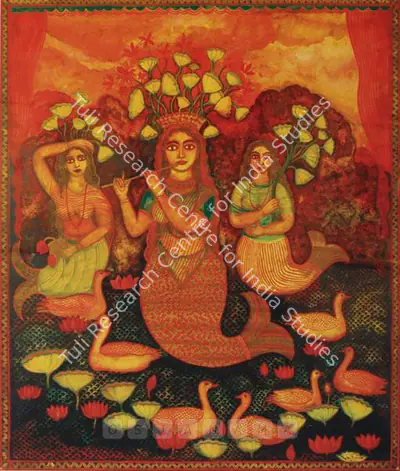 Jayshri Burman (Artist), The Mermaid, 2001, Painting