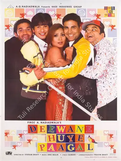 Firoz A. Nadiadwala (Producer), Deewane Huye Paagal, 2005, Full Sheet Poster