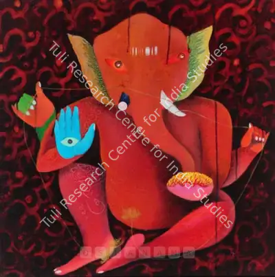 Babu Xavier (Artist), Ganesh, 2005, Painting