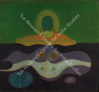 Bimal Dasgupta (Artist), Untitled, 1972, Painting