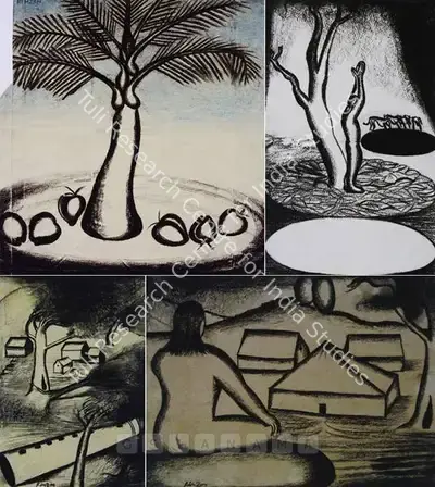 N.N. Rimzon (Artist), Tree of Life, Drawing