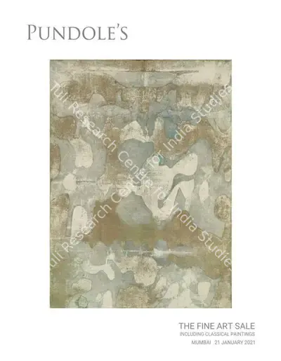 Pundole (Auction House), The Fine Art Sale, 2021, Auction Catalogue