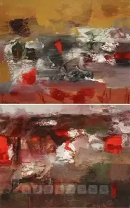 K.M. Adimoolam (Artist), Untitled, 2005, Painting