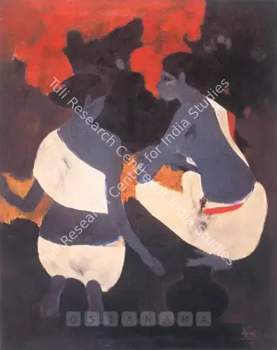 N.S. Bendre (Artist), Untitled, 1977, Painting