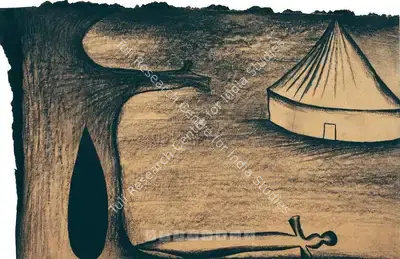 N.N. Rimzon (Artist), Tree Mother, 1997, Drawing