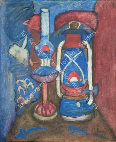 K.G. Subramanyan (Artist), Untitled, 1959, Painting