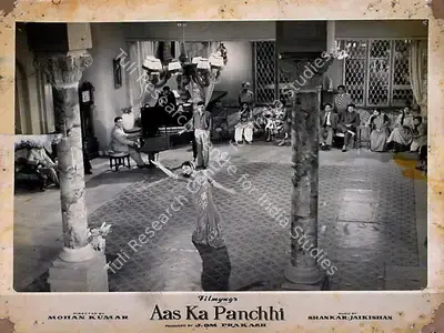 J.Om Prakash (Producer), Aas Ka Panchhi, 1961, Lobby Card