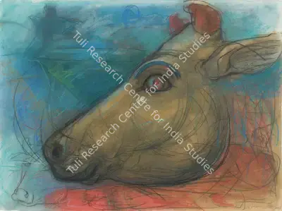 Mistry, Dhruva (Artist). Untitled, 1983 | Painting, Sa.Onl/03.04.25, 2025 · Saffronart