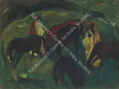 Gade, H.A. (Artist). Untitled, n.d. | Painting, Sa.Del/14.09.24, 2024 · Saffronart
