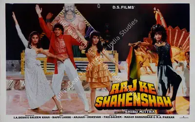 I.A. Desai (Producer), Aaj Ke Shahenshah, 1990, Lobby Card