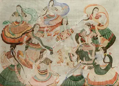 Bhanu Smart (Artist), Group Dance, Painting