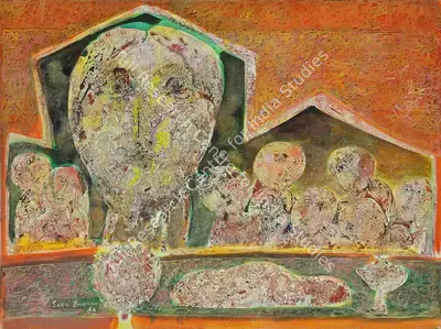 Sakti Burman (Artist), Untitled, 1966, Painting