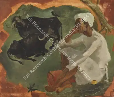 B.C.&nbsp;Sanyal (Artist), Untitled, Painting