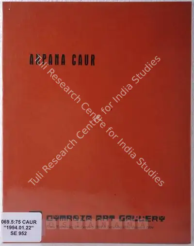 Arpana Caur (Artist), Arpana Caur, 1994, Solo Exhibition Catalogue