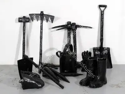 Kriti Arora (Artist), Installations 2 (Tools and Boots), 2008, Sculpture