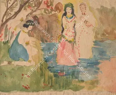 Amrita Sher-Gil (Artist), Untitled, 1923, Painting