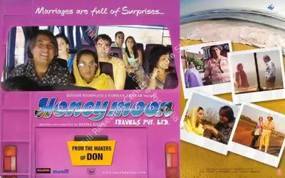 Farhan Akhtar (Producer), Honeymoon Travels Pvt Ltd, 2007, Lobby Card