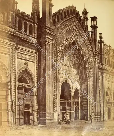 Felice Beato (Photographer), The Jumma Musjid, Lucknow, 1858, Antiquarian Photograph