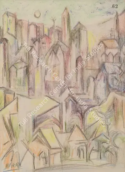 S.K. Bakre (Artist), Untitled, Painting
