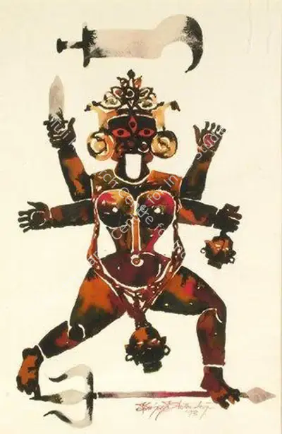 Sanjay Bhattacharya (Artist), Untitled, 1993, Painting