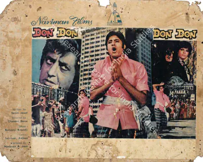 Nariman A. Irani (Producer), Don, 1978, Photographic Still Mounted on Lobby Card
