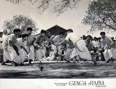 V. Babasaheb (Cinematographer), Gunga Jamuna, 1961, Lobby Card