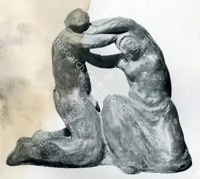Prodosh Dasgupta (Artist), Devil and Dame, Sculpture