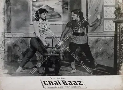 Nanabhai Bhatt (Director), Chal Baaz, 1958, Lobby Card