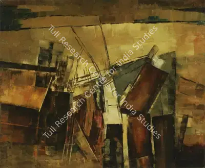 Gade, H.A. (Artist). Untitled, n.d. | Painting, Sa.Onl/08.12.05