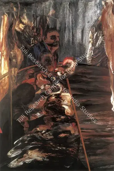 Navjot (Artist), Tribute to a Painter I Admire, 1992, Sculpture