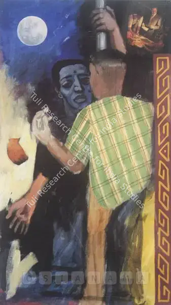 Patwardhan, Sudhir (Artist). Errant Son. Acrylic on canvas, 1998 | Painting | FineArts | 00597712