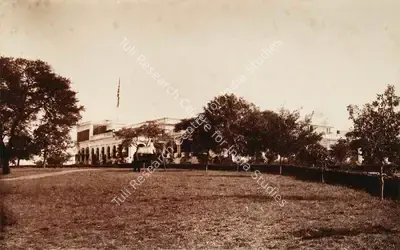 Lala Deen Dayal (Photographer), Residency front view Odeypur, 1890, Antiquarian Photograph