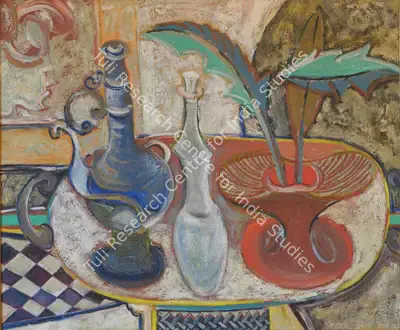 S.K. Bakre (Artist), Untitled (Still Life), 1965, Painting