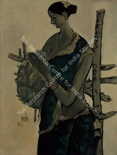B. Prabha (Artist), Untitled, 1966, Painting
