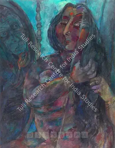 Paritosh Sen (Artist), Untitled, 1989, Painting