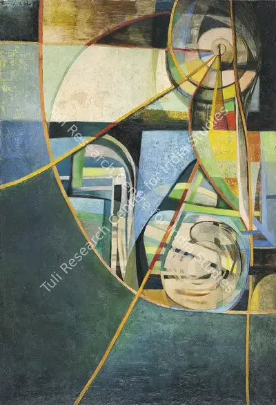 Bikash Bhattacharjee (Artist), Untitled, 1964, Painting