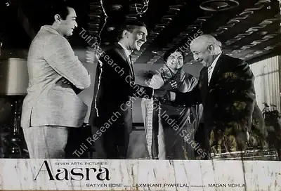 Madan Sinha (Cinematographer), Aasra, 1966, Lobby Card
