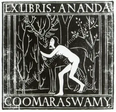 Eric Gill (Artist), Girl with Deer, 1920, Graphic Art