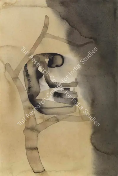 Atul Dodiya (Artist), Shabari in her Youth - V, 2004, Painting