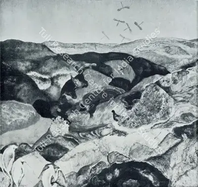 Nilima Sheikh (Artist), By the Hill Stream , 1976, Painting