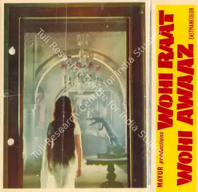 Vipin Desai (Producer), Wohi Raat Wohi Awaaz, 1973, Song-Synopsis Booklet