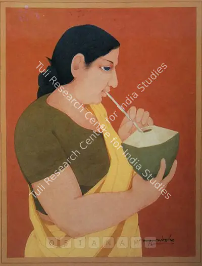 Lalu Prasad Shaw (Artist), Untitled, Painting