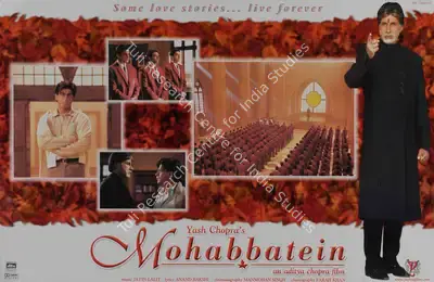 Yash Chopra (Producer), Mohabbatein, 2000, Lobby Card