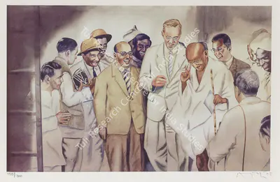 Atul Dodiya (Artist), The Post-dated Cheque, 2008, Graphic Art
