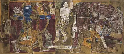 Alphonso (Artist), Ramayana, 1970, Painting