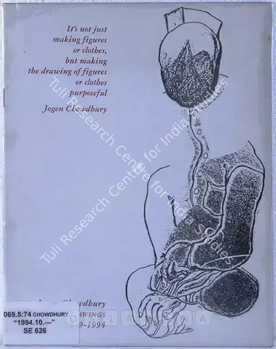 Jogen Chowdhury (Artist), Jogen Chowdhury Drawings 1959 - 1994, 1994, Solo Exhibition Catalogue